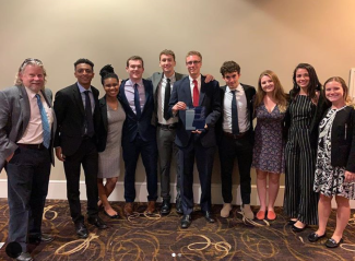 Members at the AMA international collegiate-conference, where the chapter placed in the top 25 chapters
