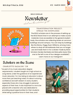 First page of newsletter